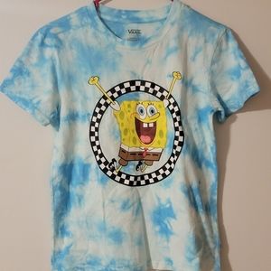NWT Vans SpongeBob Short Sleeve Shirt!